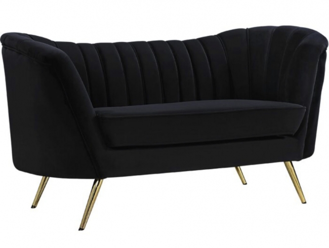 Black Sofia Loveseat