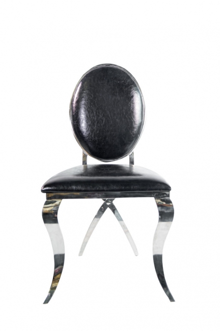 Black and Silver Tiffany Chair