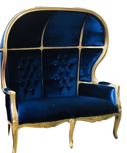 Blue Dome Loveseat