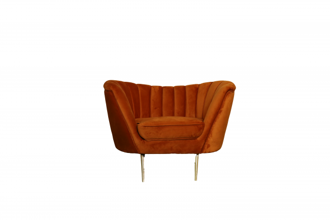 Burnt Orange Side Chair