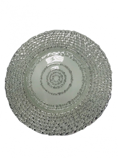 Glass Crackle Charger