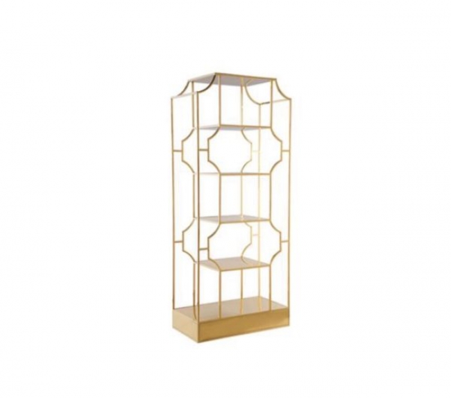 Gold Book Shelf Dessert Stand