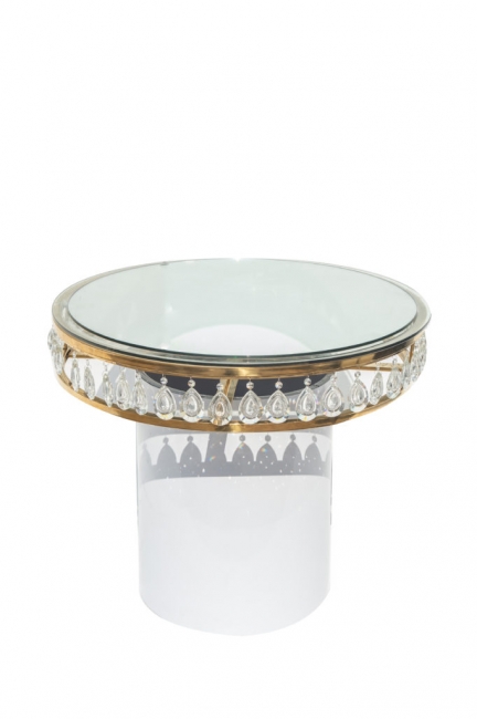 Gold Crystal Cake Table