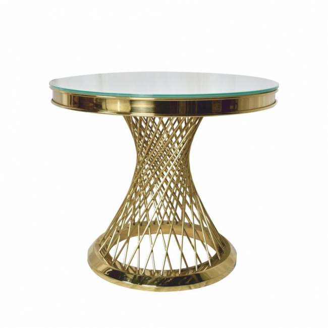 Gold Mesh Cake Table