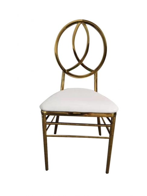 Gold Metal Chanel Chair
