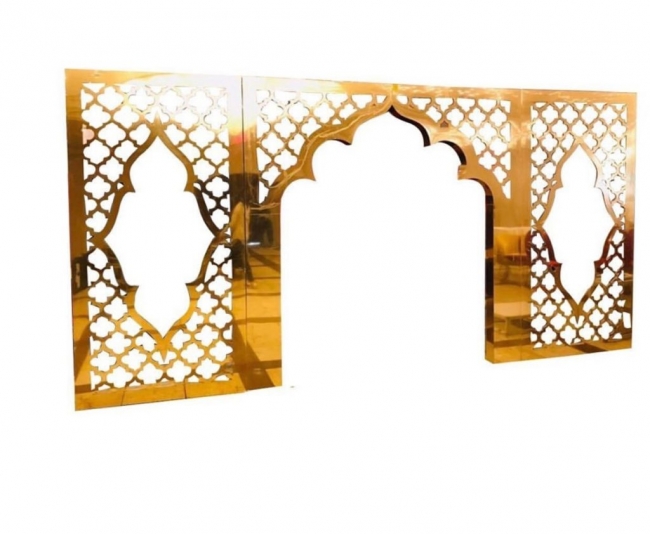 Gold Moroccan Backdrop
