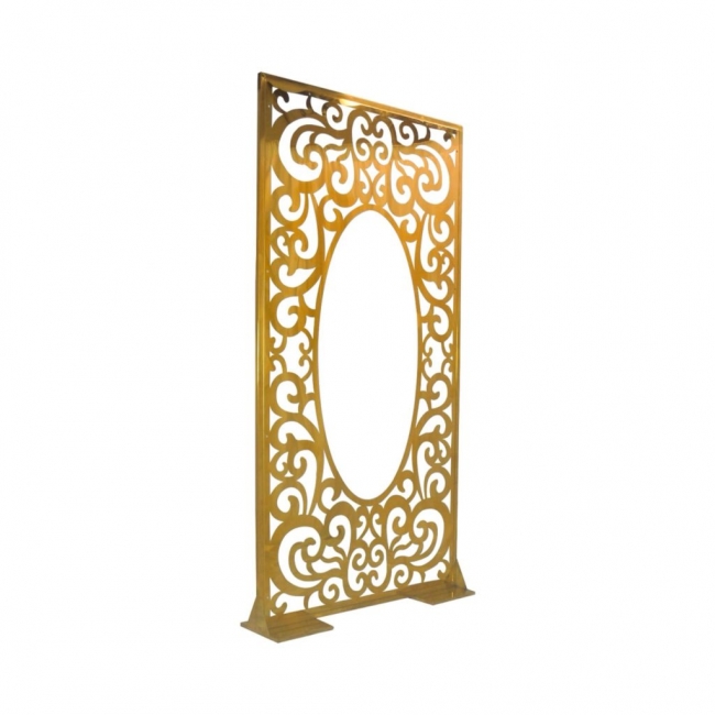 Gold Swirl Panel