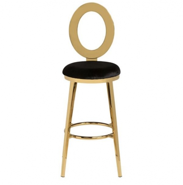 Gold and Black Oz Barstool