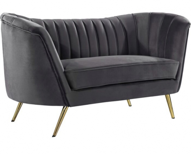 Gray Sofia Loveseat