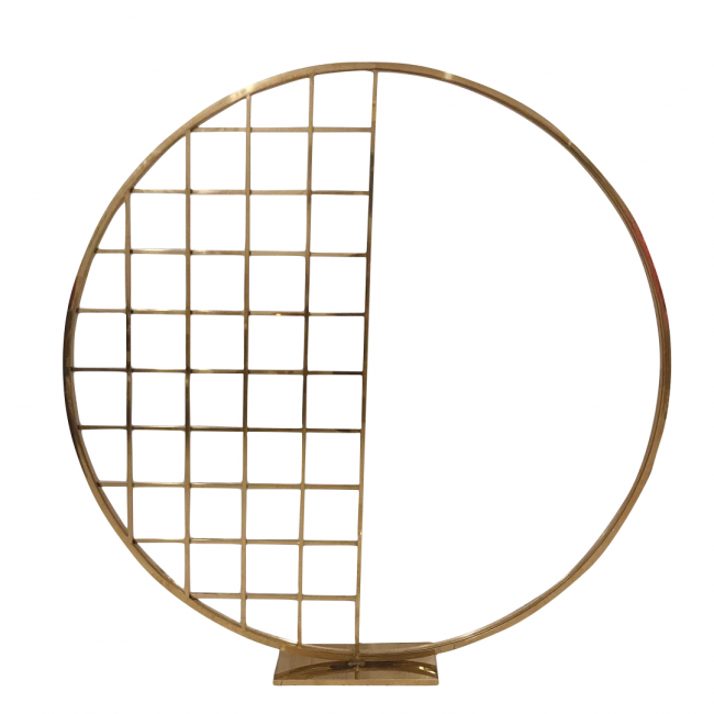 Half Mesh Round Wall