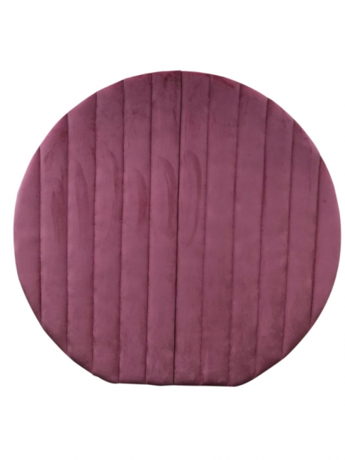 Mauve Velvet Tufted Wall
