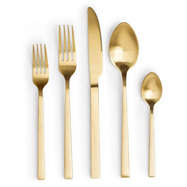 Modern Gold Flatware
