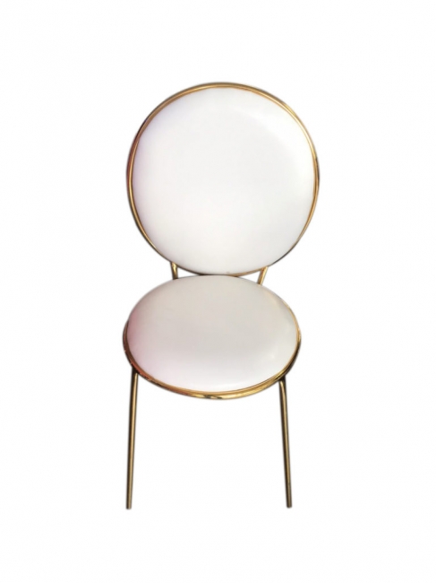 Modern Wide White Chair