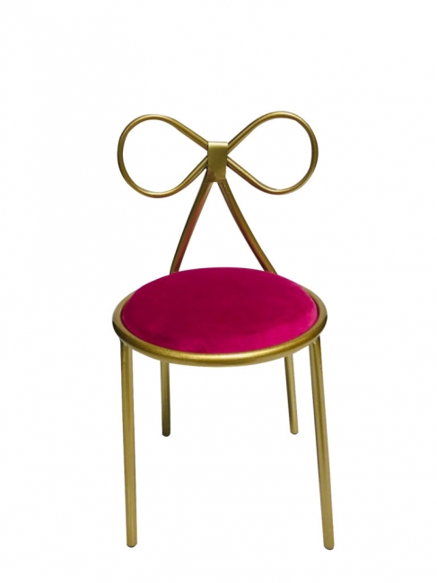 Pink Bow Chair
