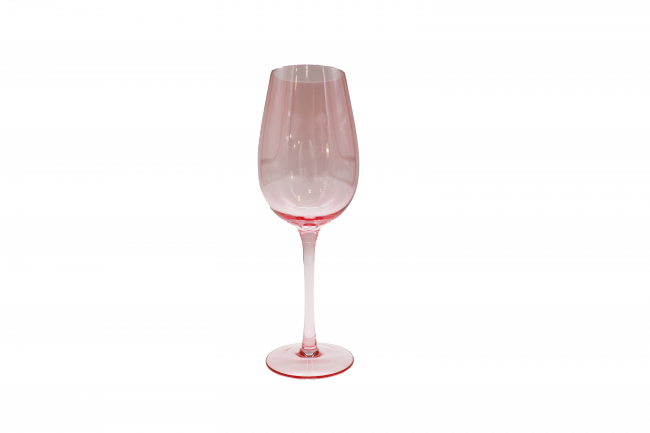 Pink Wine Glass