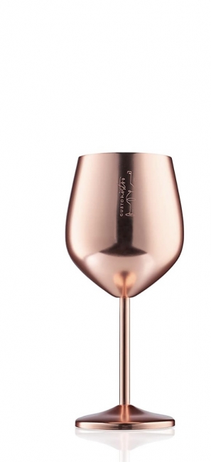 Rose Gold Wine Goblets