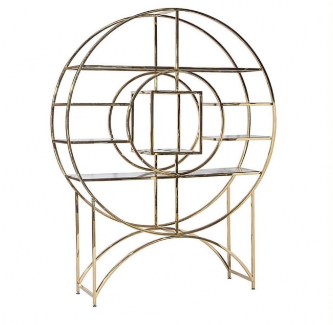 Round Gold Shelf