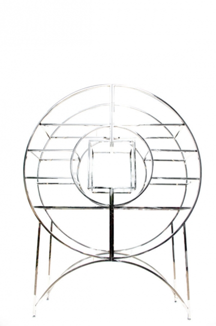 Round Silver Shelf