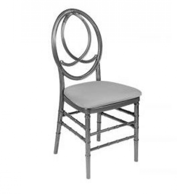 Silver Chanel Chair