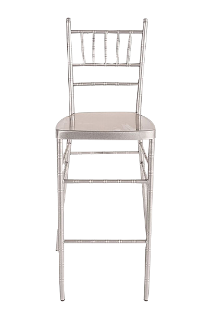 Silver Chiavari Bar Stool