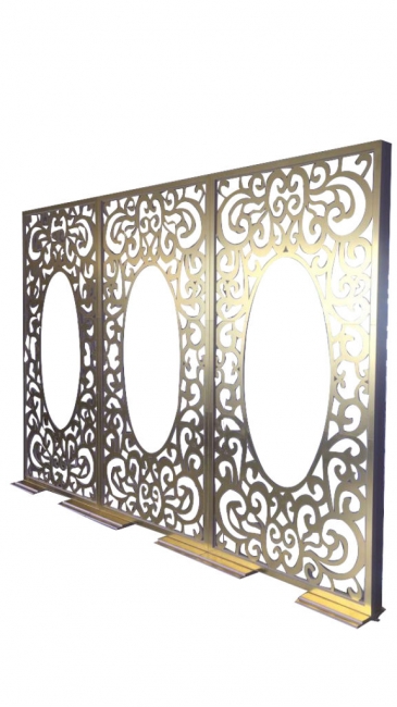 Silver Swirl Panel