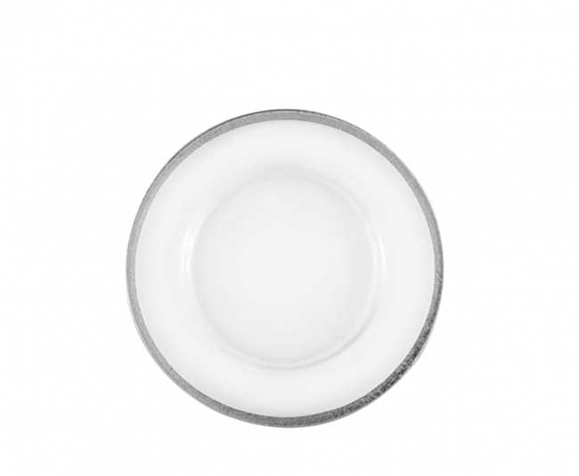 Simple Line Silver Charger