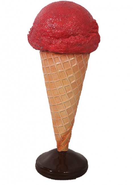 Cherry Ice Cream Cone