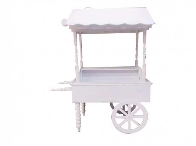 White Candy Cart