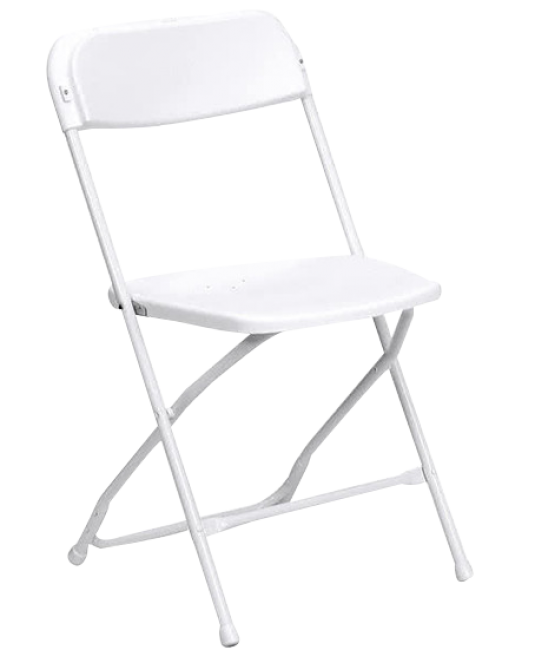 White Folding Chair