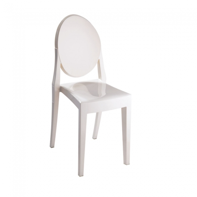 White Ghost Chair