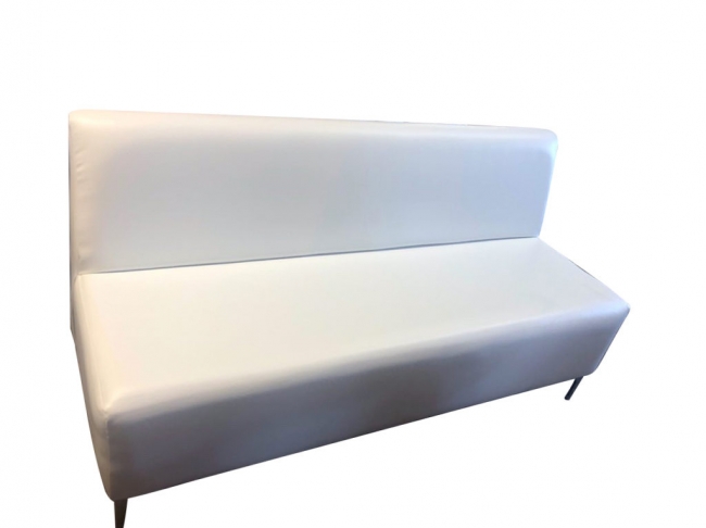 White Leather Sofa