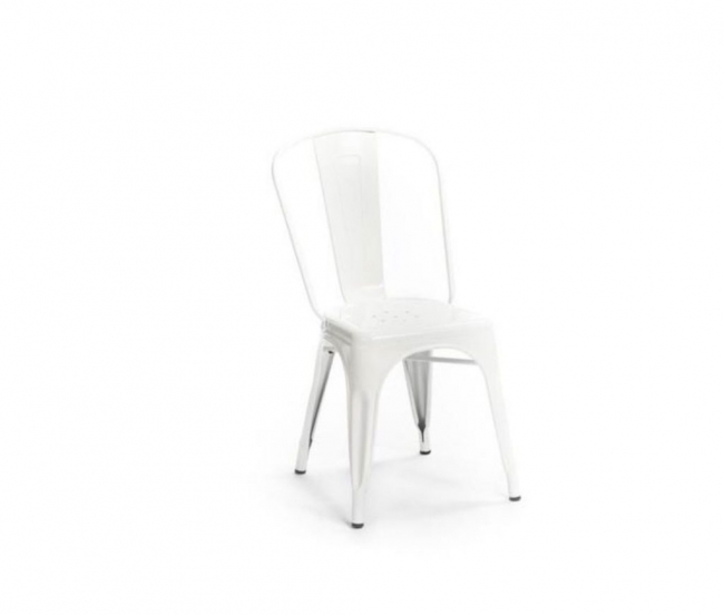 White Metal Chair