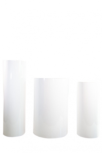 White Pedestals